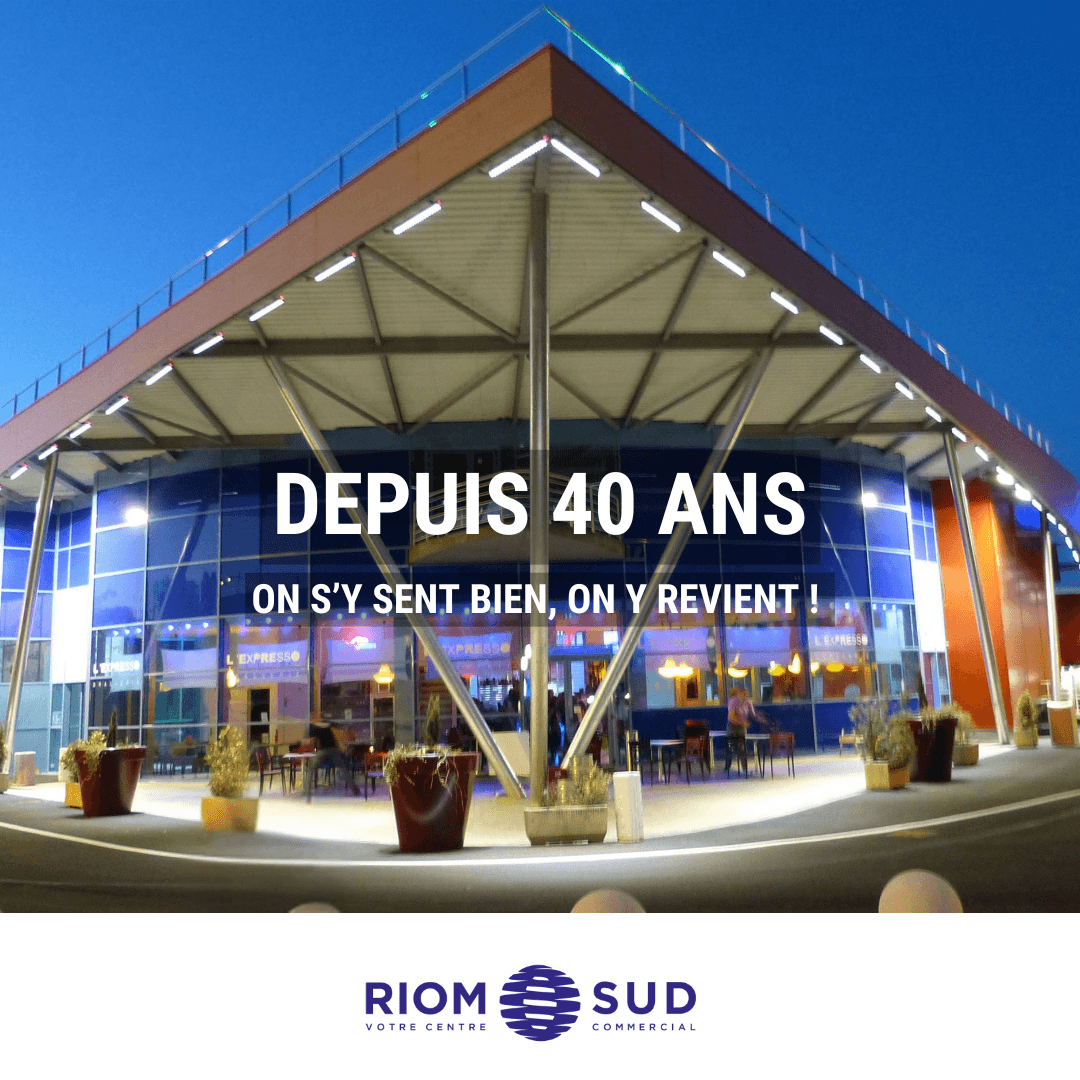 Centre Commercial Riom Sud, sortie à Ménétrol