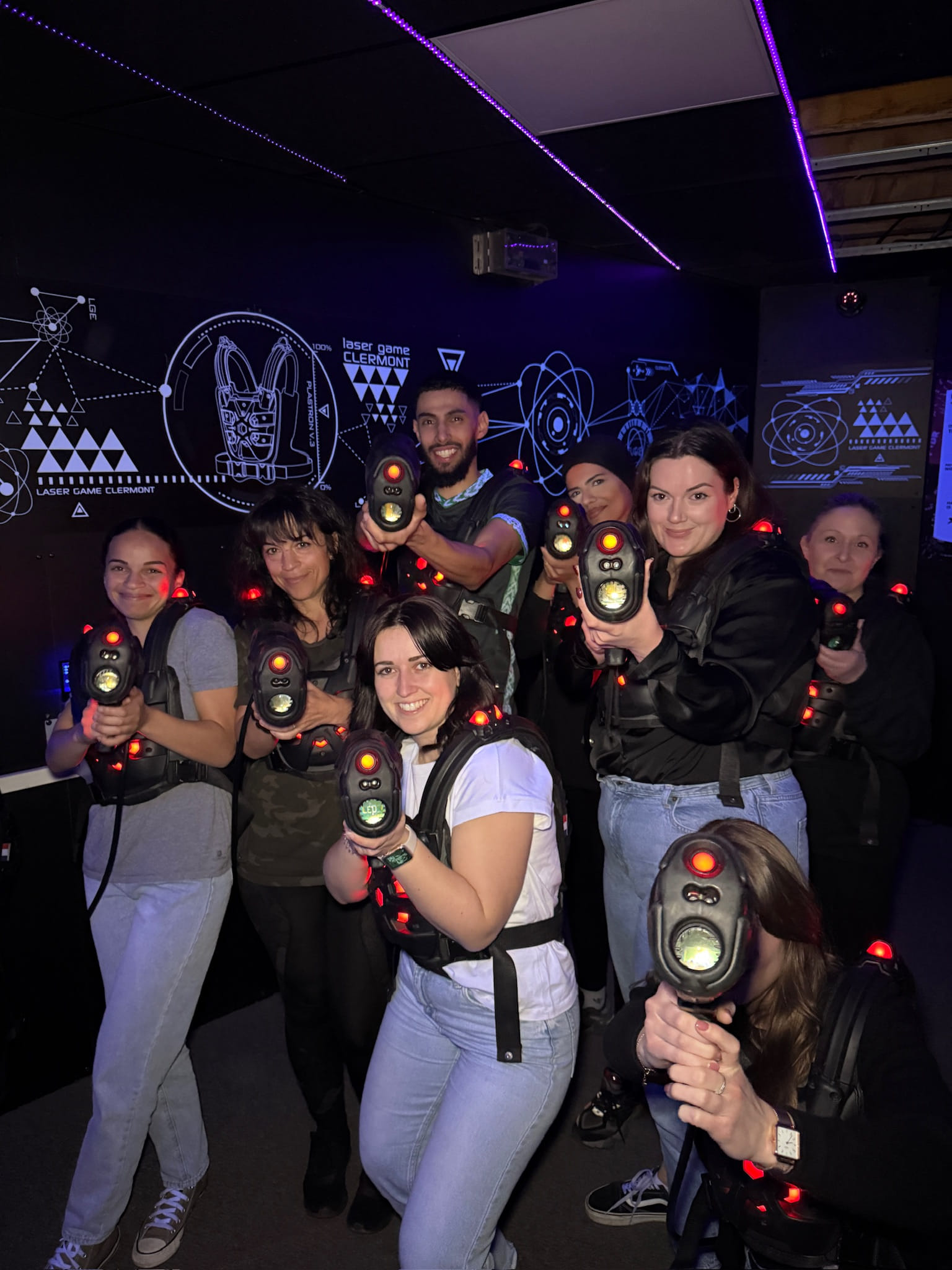 Laser Jump — vue 2, sortie à Aubière (Puy-de-Dôme)