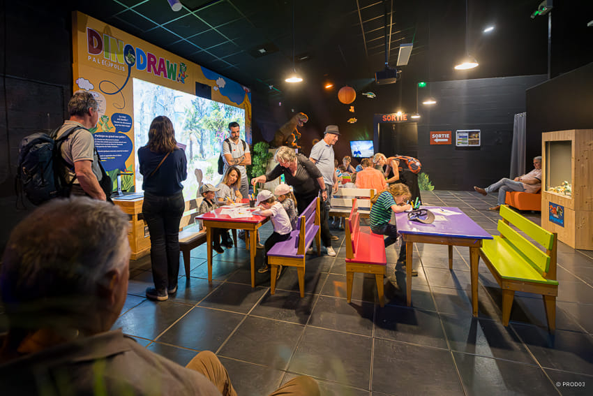Paléopolis-Parc — vue 11, activité à Gannat (Puy-de-Dôme)